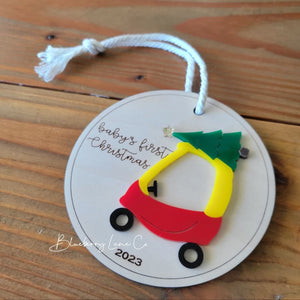 Cozy Coupe Christmas Ornament