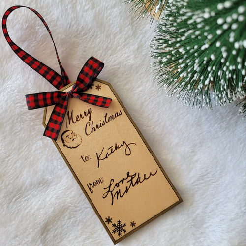 Gift Tag Ornament