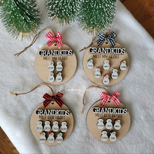 Grandkids Melt Our Heart Ornament