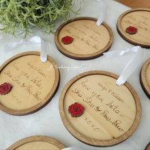 Load image into Gallery viewer, Custom Laser Engraved Handwriting Ornament