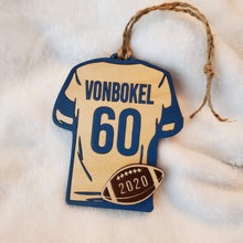 Load image into Gallery viewer, Football Jersey Ornament