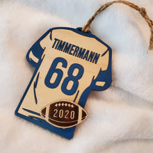 Load image into Gallery viewer, Football Jersey Ornament