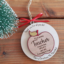 Load image into Gallery viewer, Teacher Appreciation Ornament