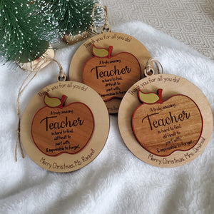 Teacher Appreciation Ornament