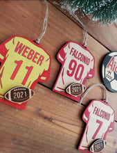 Load image into Gallery viewer, Football Jersey Ornament