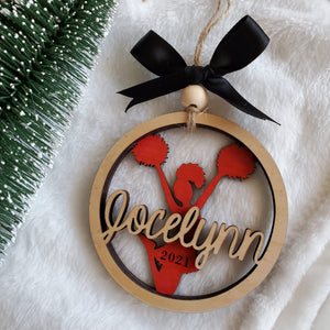 Cheerleader Ornament