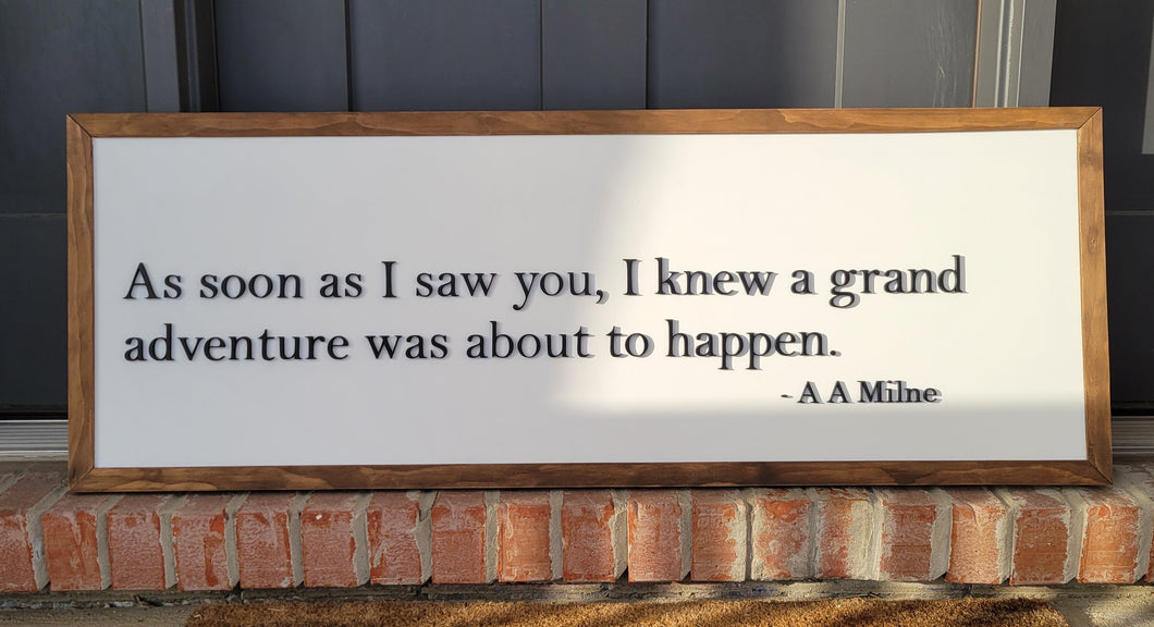 Custom Sign: Quote 