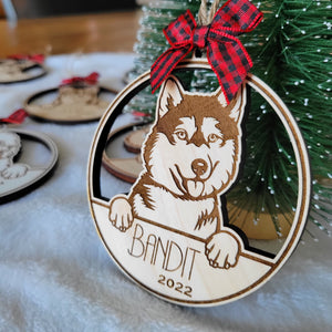 Dog Christmas Ornament - Personalized