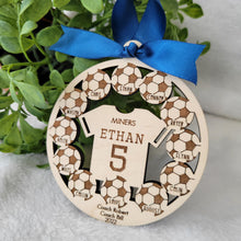 Load image into Gallery viewer, Soccer Team Ornament - Single Order