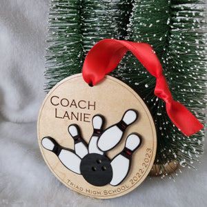 Bowling Ornament (two-layer)