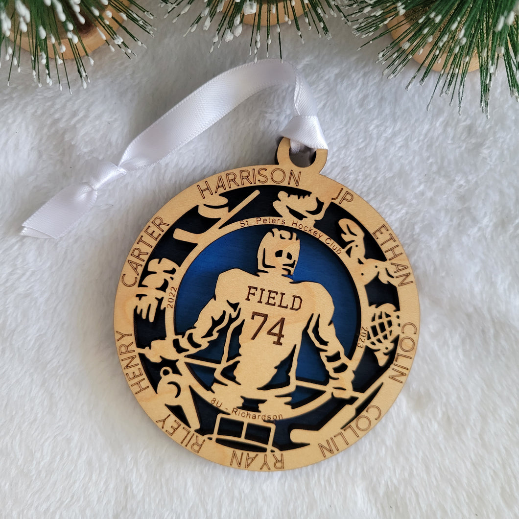 Hockey Ornament