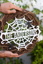 Load image into Gallery viewer, Halloween Wreath - personalized