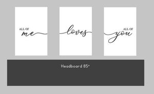 Custom Sign Set - All of Me Loves All of You