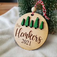 Load image into Gallery viewer, Evergreen Family Ornament