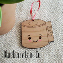 Load image into Gallery viewer, Blueberry Lane Co - Toilet Paper Ornament - I love you more than toilet paper