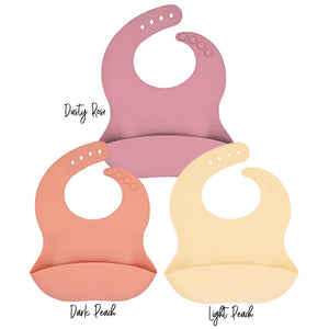 Boho Rainbow Personalized Baby Bib