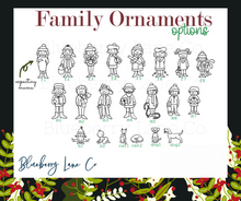 Load image into Gallery viewer, Custom Family Ornament (max of 8)