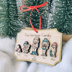 Custom Family Ornament (max of 8)